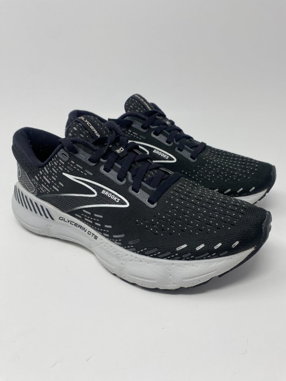 Brooks Glycerin GTS 20 Running Shoes Sneakers Womens 8 B (Medium) Black